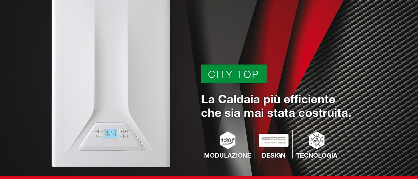 Caldaia City Top: pura tecnologia ed altissima efficienza energetica!